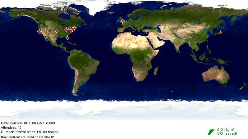 Flashmeeting World Map